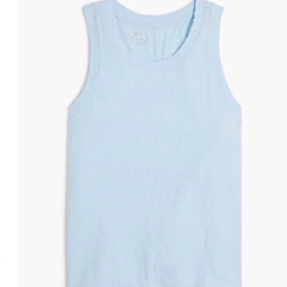 J. Crew Factory Girlfriend tank top Icy Blue M
